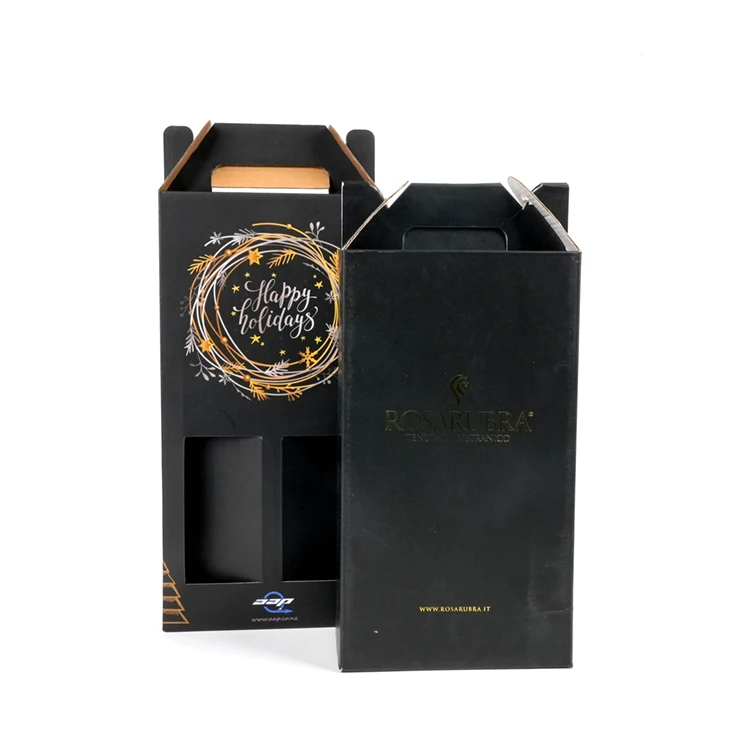 Wholesale Beer Bottle Cardboard 4 6 24 Bottle Beer Paper Gift Box Packaging For Gift