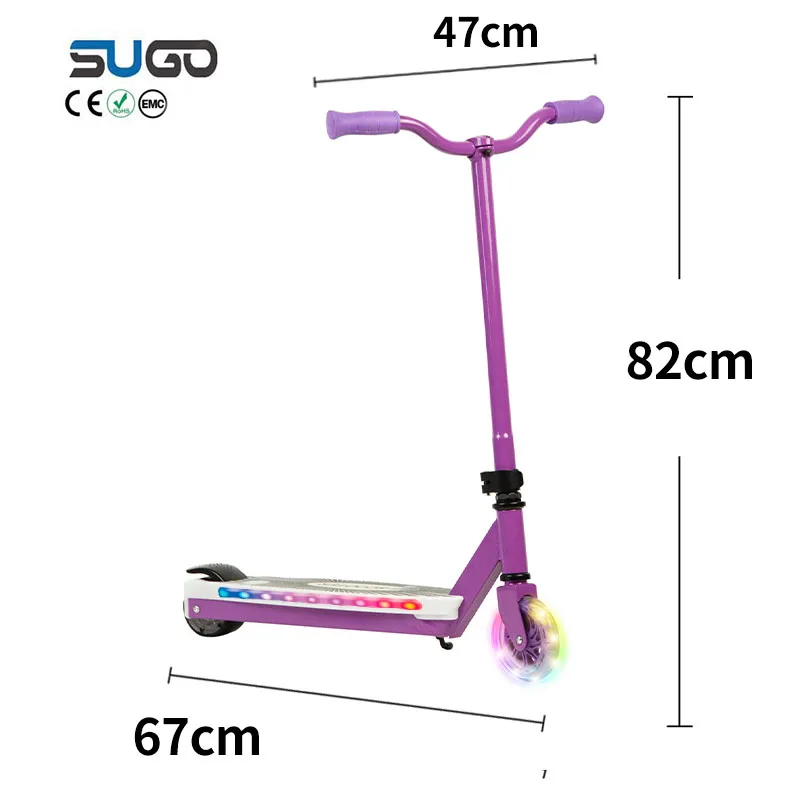 2 Wheels Cheap Electric Scooter By The Rear Foot Brake With Switch To Cut The Power Off Kick Scooter