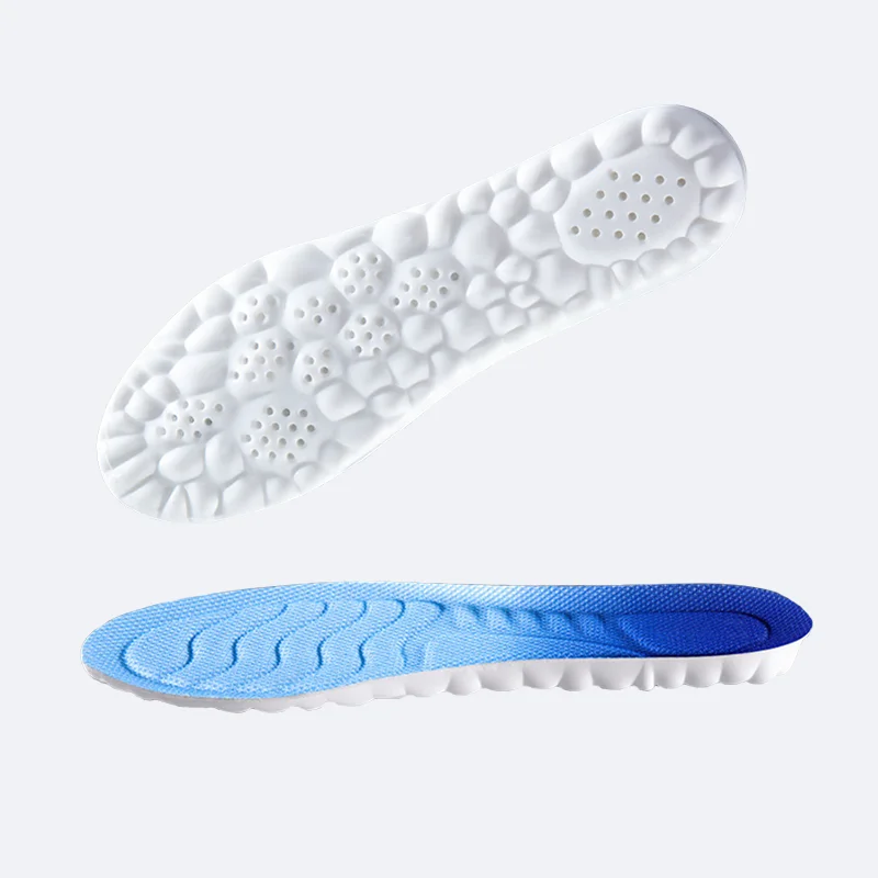 Sweat absorbent breathable material Light run-up super soft arch support sports insoles