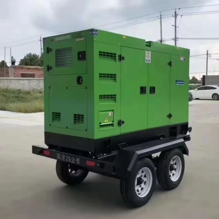 Сертифицированный Cummins 7.5hp 10 кВт большой мобильный бесшумный дизельный генератор 60 кВА 1000 двигатель для продажи