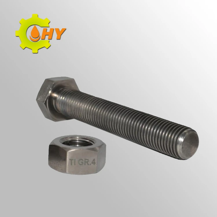 China Supplier Gr1 Gr2 Gr3 Gr4 Gr5 Gr7 Gr12 M2- M64 Astm A325 Astm A574 Titanium Screw