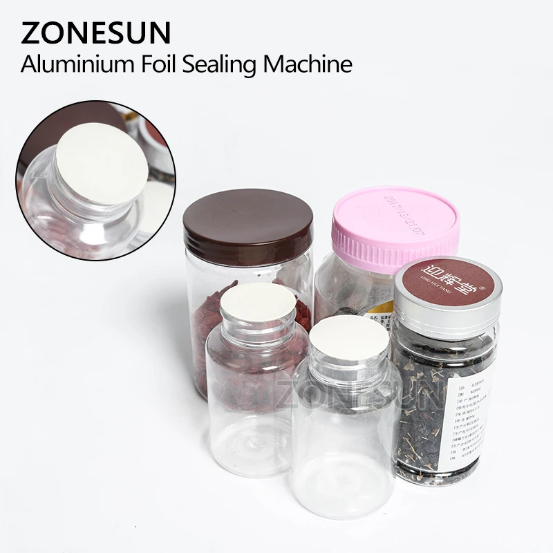 Zonsun ZS-500F ручной пластиковых бутылочных крышек алюминиевой фольги индукции термической запайки