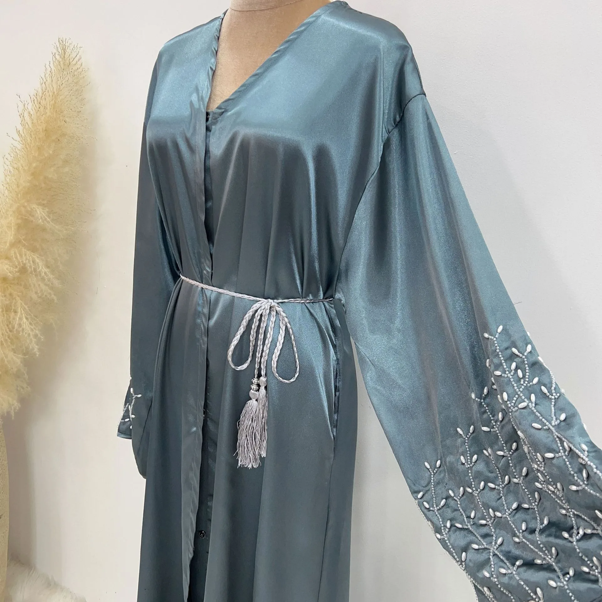 Eid Prayer Garment Abaya Islam Ethnic Clothing Niqab Burqa Khimar Hijab Long Ramadan Muslim Arabic Hijabs Women Abayas Tops