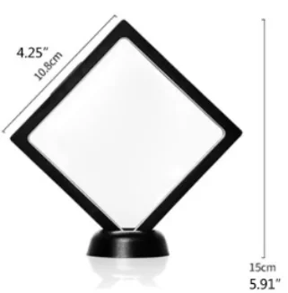 Challenge Coin Floating Transparent Phone Case Jewelry Specimen Military Medal Stand Frame Display Stand 3D Floating Frame