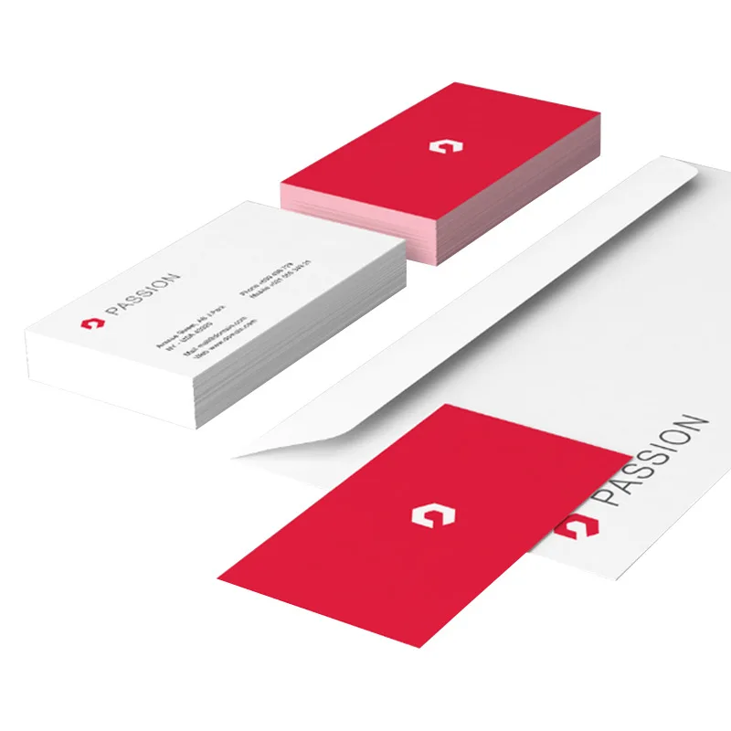 Factory Custom Logo Design Colorful Business Thanks Cards Paper Cards Printing