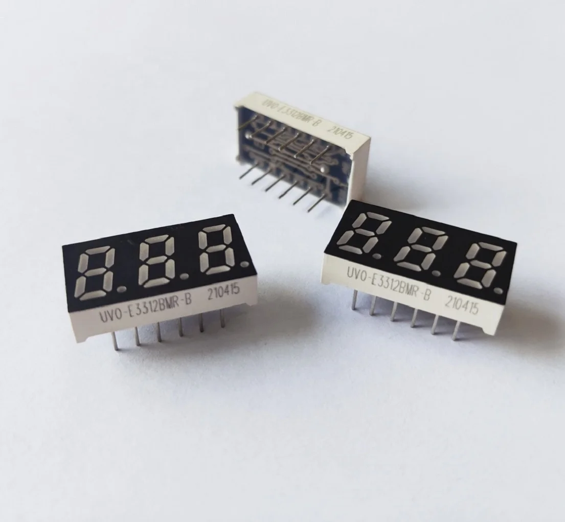 Factory custom 3 digit 7 segment display digital led counter 0.31 inch red number display