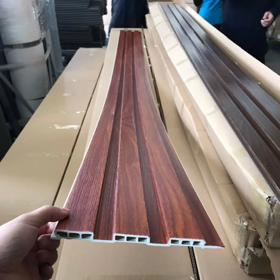 Attractive Bamboo Cladding Living Room Furniture Composite Board Wpc Wood Slat Outdoor 3d Wall Panels For Pvc Fence