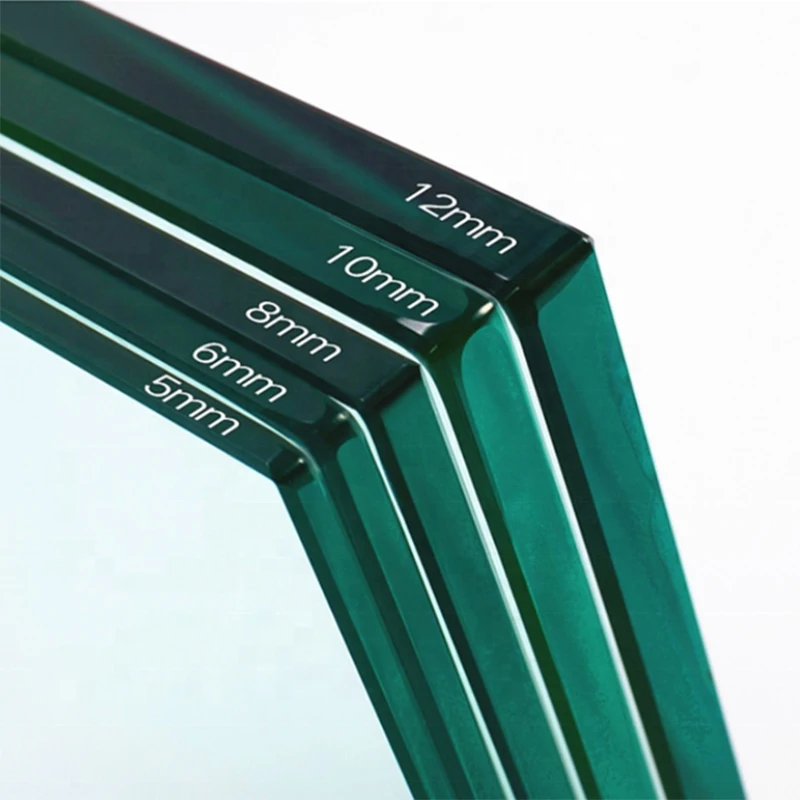 Customization Low Iron Double Layer Tempered Glass Laminated safety toughened glass