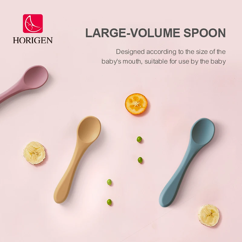 factory OEM custom supplies food grade silicone baby bowl spoon sets bpa free kids silicone tableware