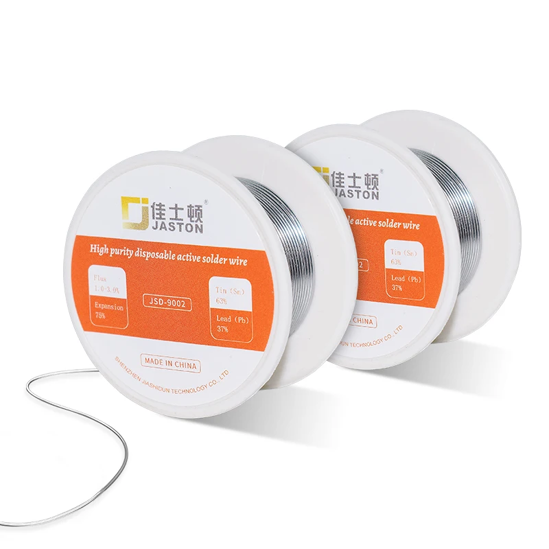 JASTON Solder wire with rosin core easy to tin solder electronic maintenance solder wire Flux Cored Weldind Wire JSD-9002