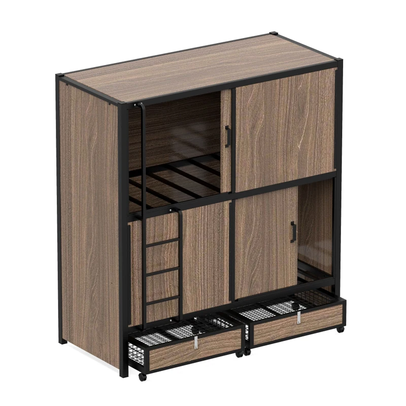 Hotel hostel Sleeping pods Metal Capsule Bunk Bed Bedroom furniture for hotel hostel bunk bed