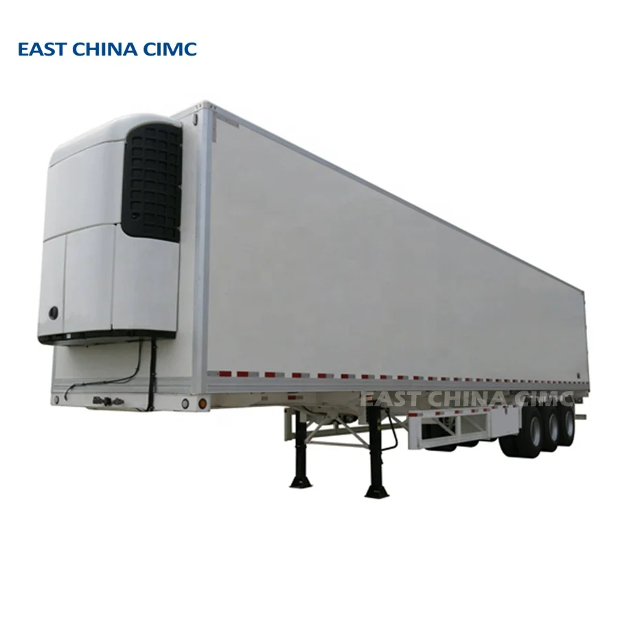 Thermo King 40ft CIMC Refrigerated Container Truck Trailer With 3 Axles