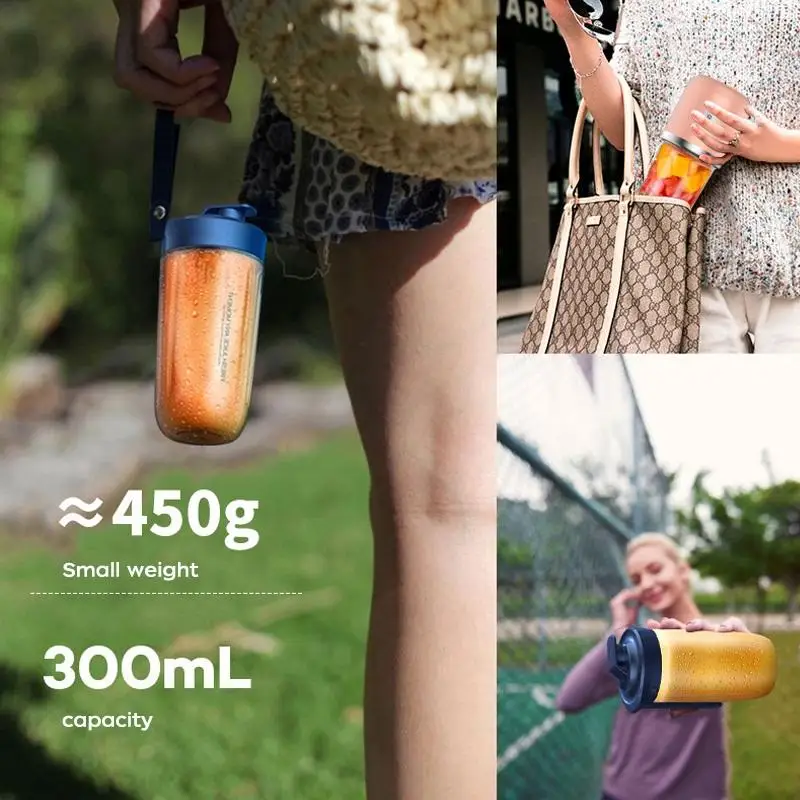 Fruit Mixer Mini Mixer Ice Crusher Fresh Juicer Smoothie Blender Use Sport Portable Juicer Mini USB Outdoor Plastic OEM 40 3.7V