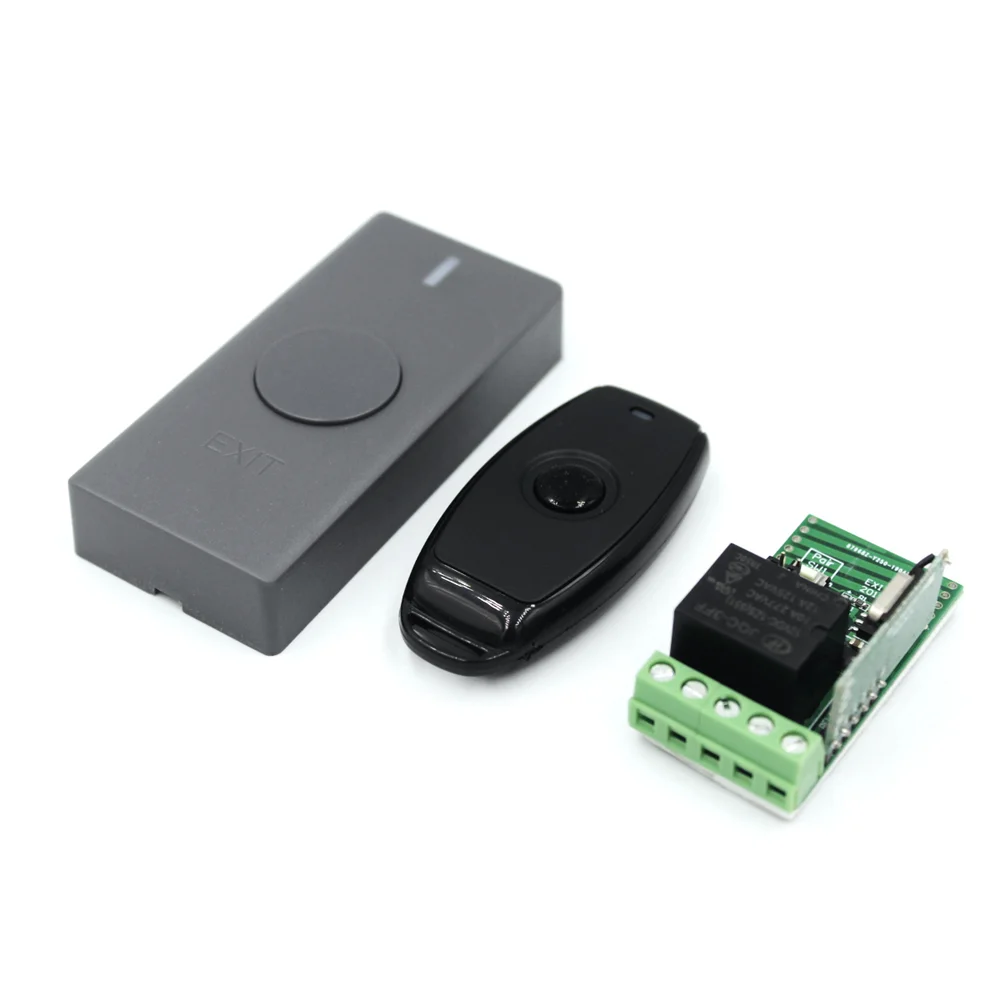 433Mhz Wireless press to Exit Button  Wireless Remote Control  for access control system