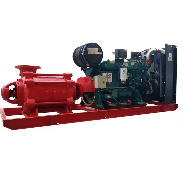 100 hp high pressure booster diesel engine agriculture irrigation water pump multistage centrifugal Fire Fighting Pump
