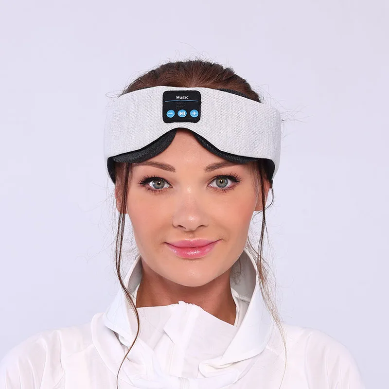 High Quality sport 3D Music Sleeping Eye Mask Cover Eye Mask For Sleep Built In Wireless Earphone Headphone Headset