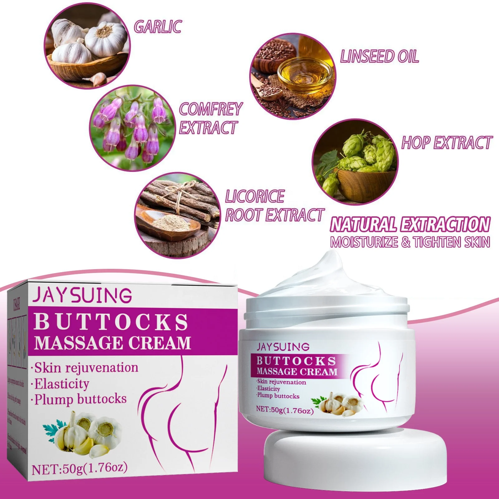 Wholesale Buttocks Hip Cream Tight Lifting Beauty Butt Enhancement Cream