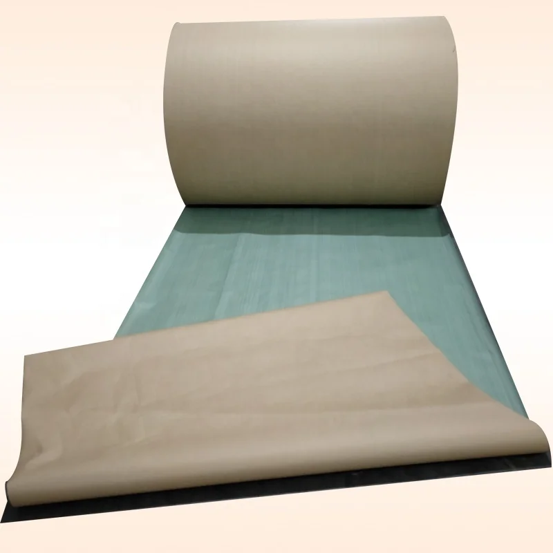 Waterproof woven fabric composite kraft paper different colour for packing