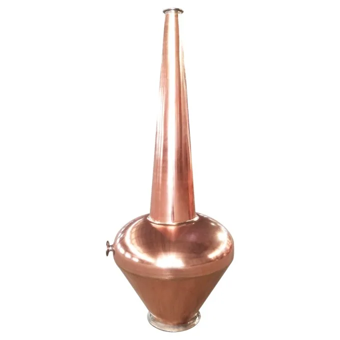 3' 4' 6' 8' Inch Whiskey Helmet with Cone 99% Pure Copper Onion head