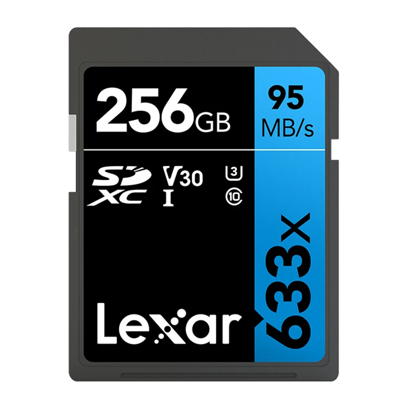 Original Lexar 633X Memory SD Card 32GB lexar 64GB 128GB 256GB 512GB 1TB SD Card Up to 95M/S C10 U3 U1 TF card for Mobile Phone