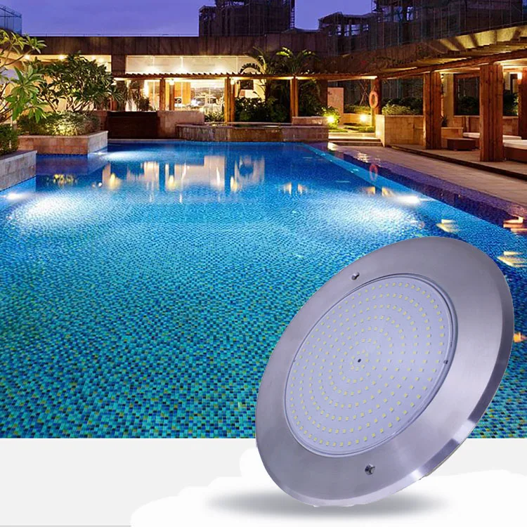 Surface Mounted 12V IP68 RGB Remote Control Submersible Under Water Light Pool LED Light For Ponds