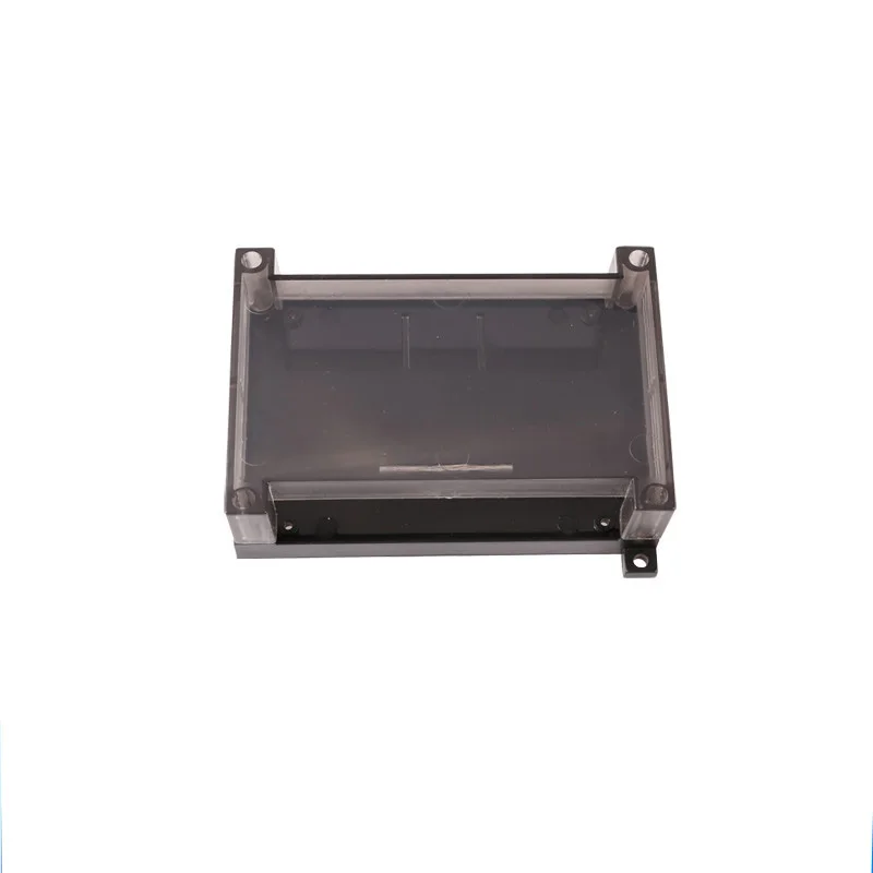 125*90*40mm Clear Cover Plastic Din Rail Plc Enclosure Equipment Housing