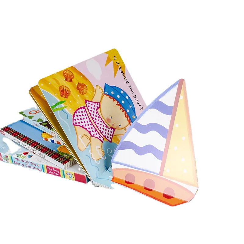 Picture Phonic Writing Reading Sticker Comic Pop Up Hardcover Photo English Kid  Children Educational Room Set Book for Kid