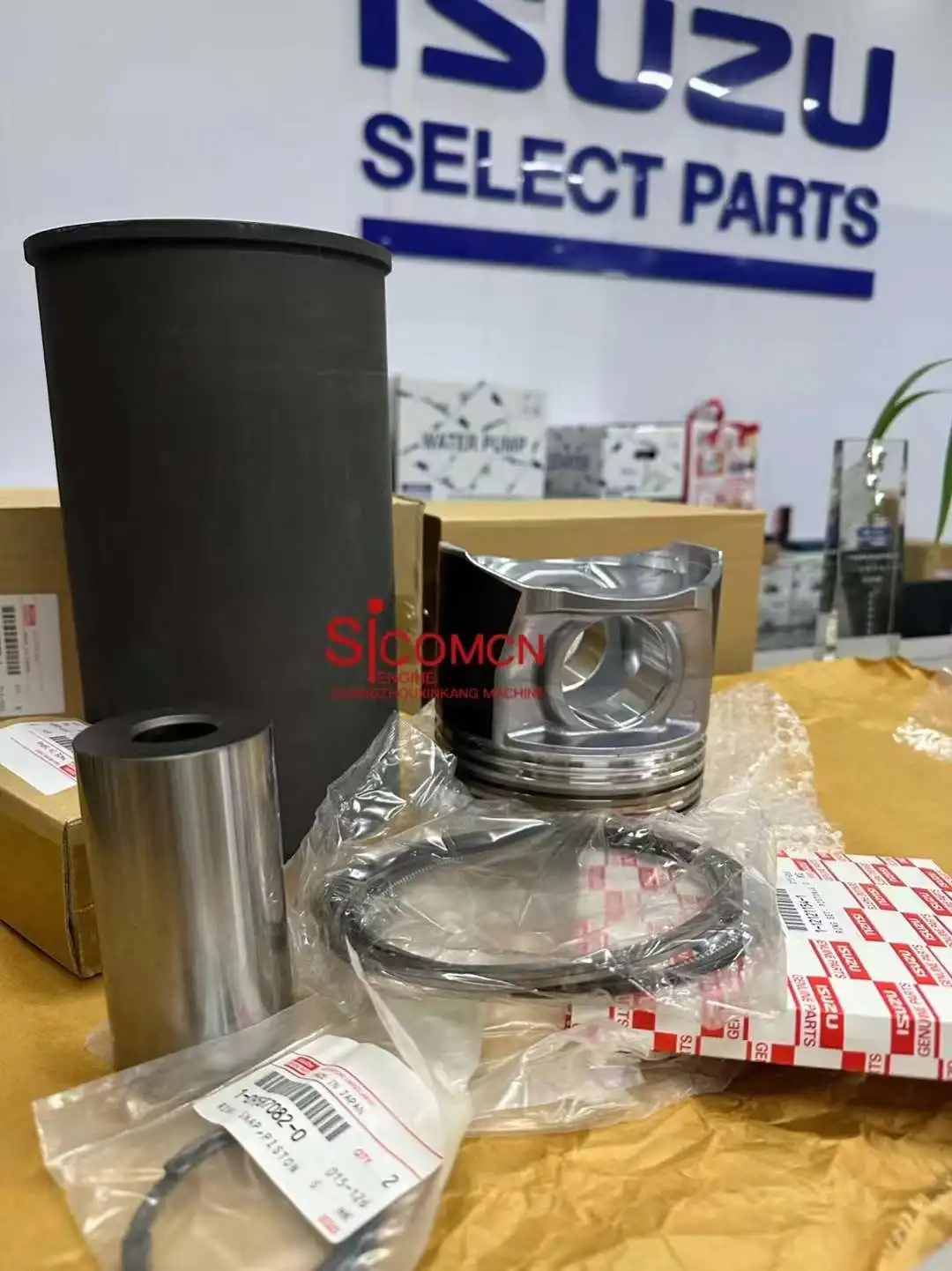 Высококачественные детали 6WG1 EFI комплект гильз для электрического впрыска топлива поршневых с кольцевым замком двигателя экскаватора грузовика ISUZU