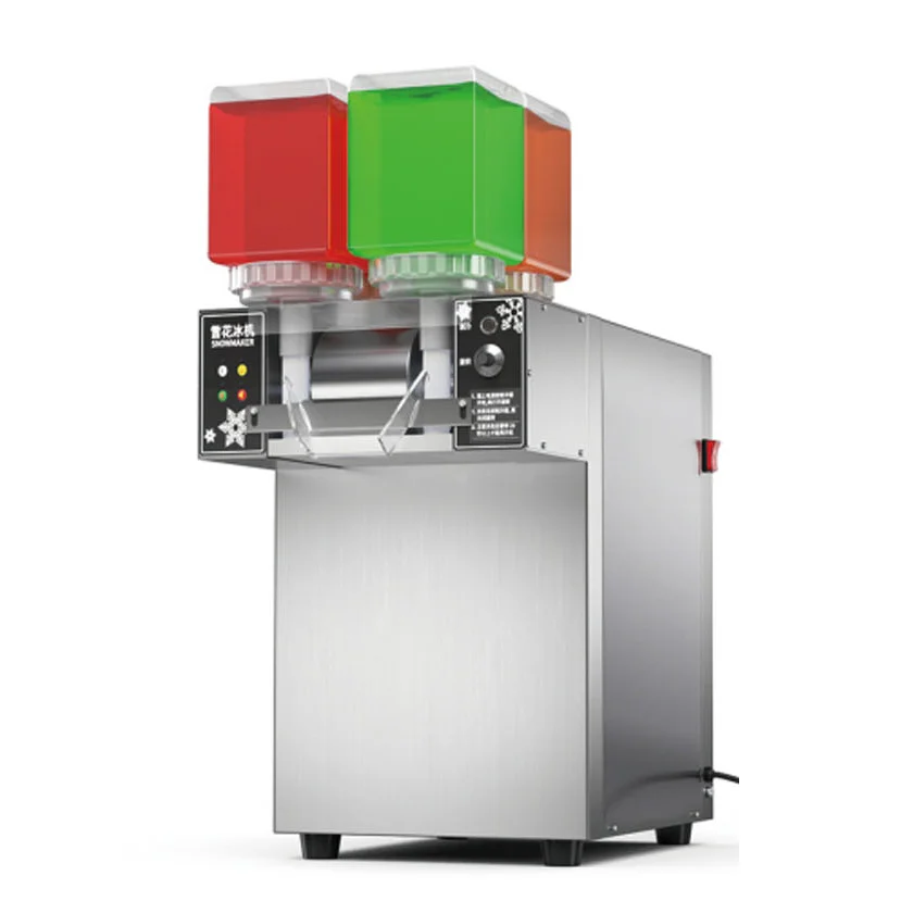 Factory Sales Bingsu Snow Snowflake Flake Cream Crusher Maker Shaved Ice Shaver Machine