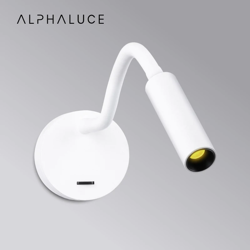 Hotel Reading Light Surface Mounted Bed Room White Wall Lighting Indoor Reading Wall Lamp