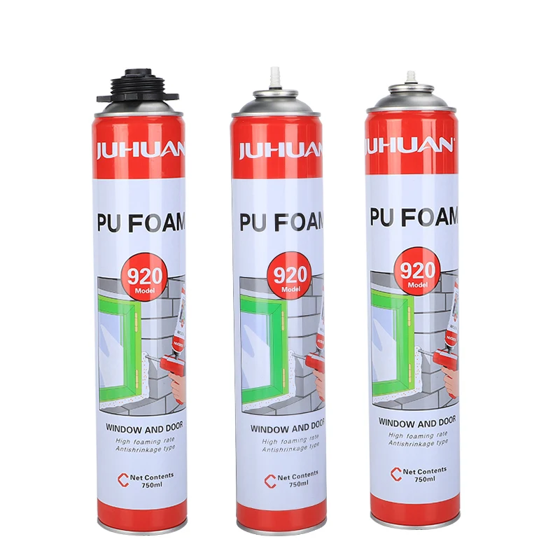 Gun Type Polyurethane Foam Sealant Agent Spray For Sale