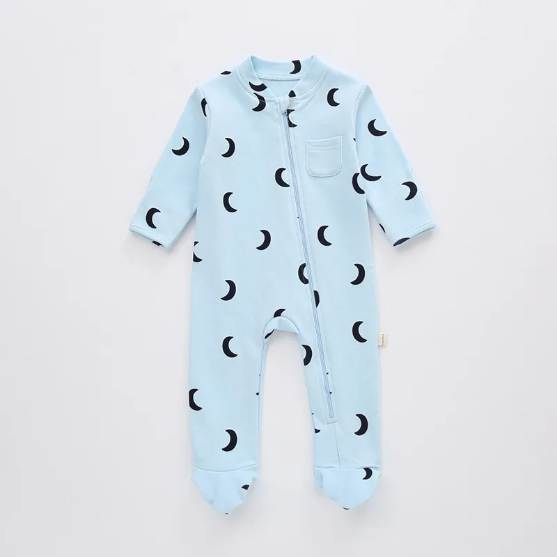 Kids Cotton Bamboo Footed Pajamas Baby Clothes