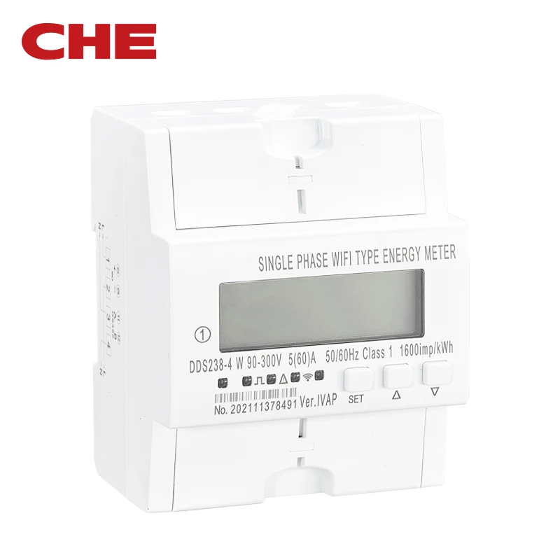 DDS238-4 single phase din rail type WIFl remote control energy meter