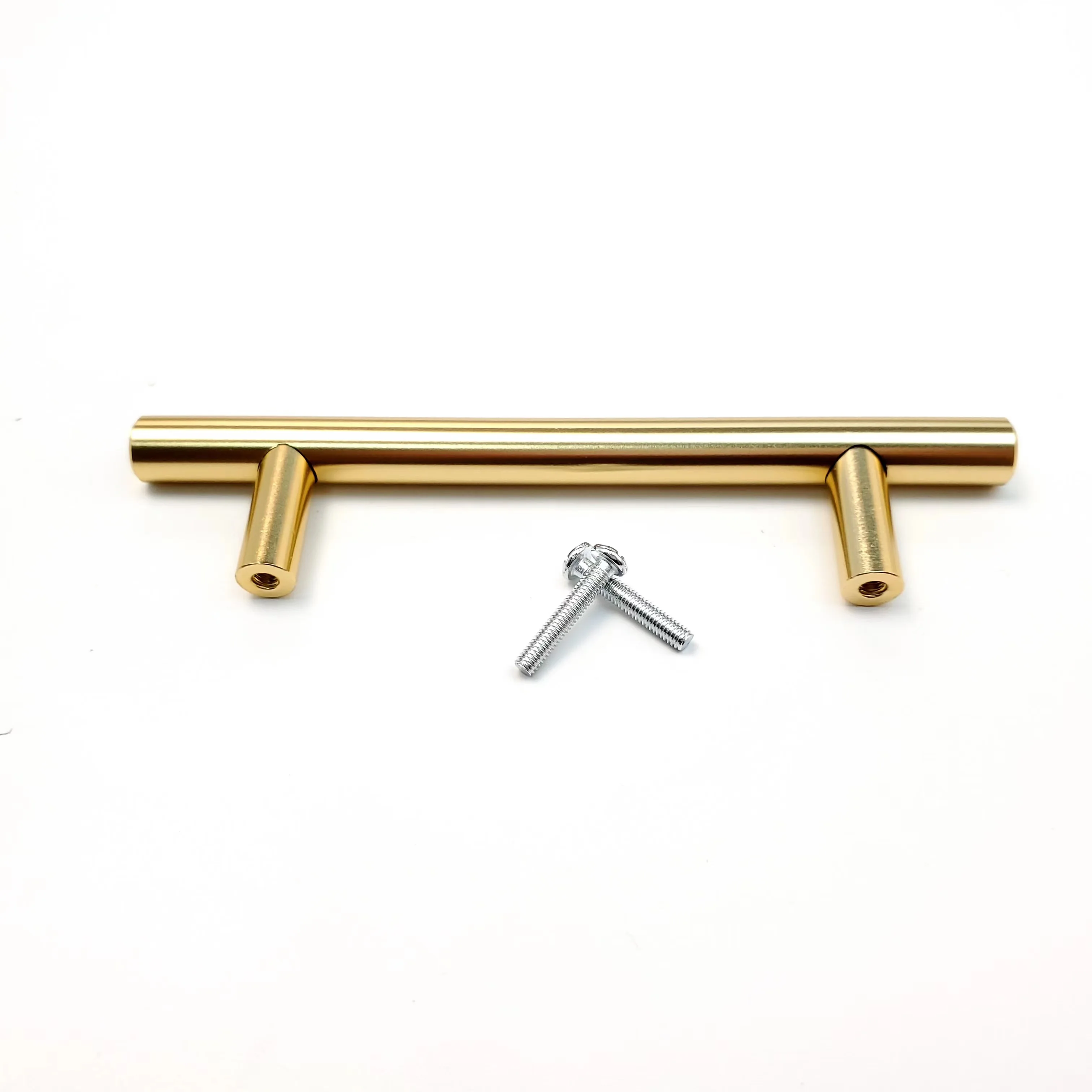 OEM Furniture Hardware Gold Stainless Steel T Bar Handle kitchen drawer handle pull for Kitchen