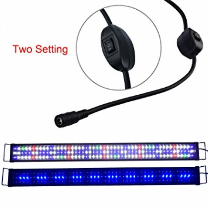 Planted Plus Aquarium Light, Freshwater Aquarium LED Light with Remote Controller, 24/7 Automated Aquarium Light