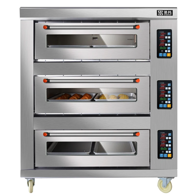2022 New Design High Quality Automatic Bread Making Machine Baking Ovens industrial electric ovens