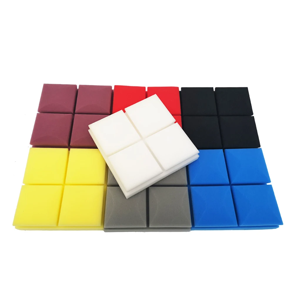 YuanYuan Low Cost Sound Absorbing Foam Fireproofing Sound Foam Panel Sound Proof Wall Panels 3D For Redcording Room And Studio
