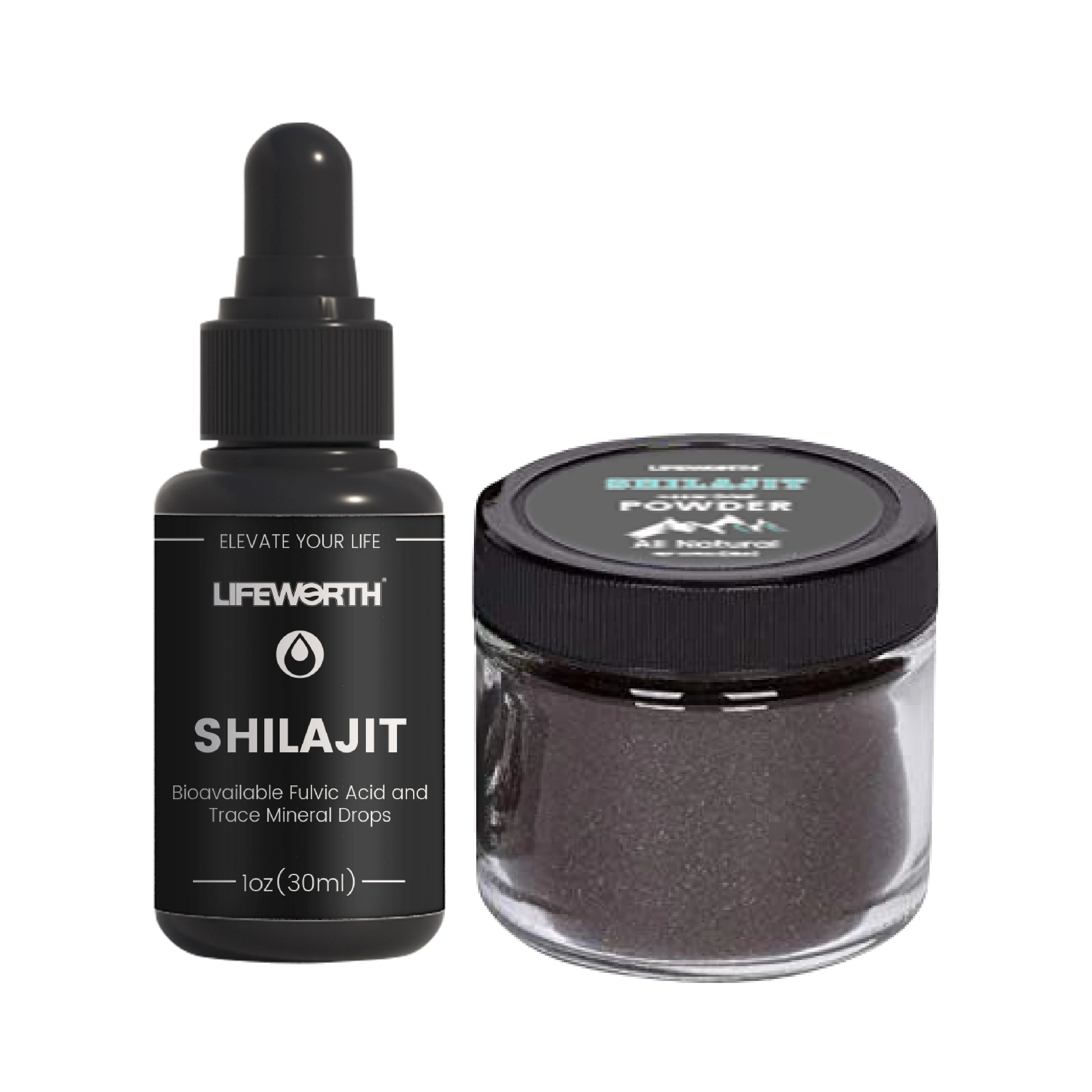 lifeworth private label trace mineral with magnesium salt Rich Humic Fulvic Acid  extract shilajit resin capsules