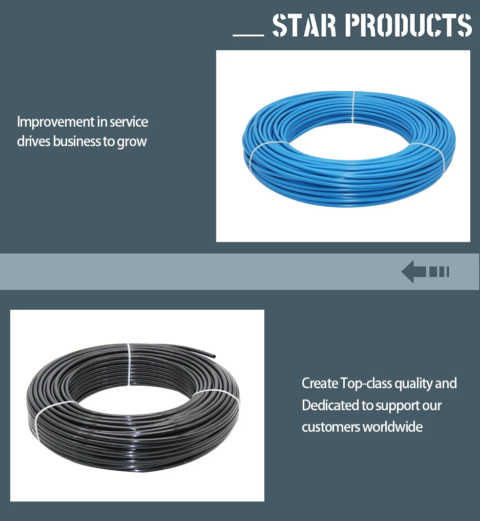 Industrial Pneumatic PA Nylon Spiral Air Hose Pipe Nylon Tubing Truck air Hose