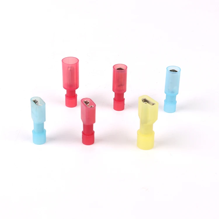 Fdfn Full Insulated Joint Joints Spade Connector Nylon Electrical Female And Male Terminal wire quick Disconnect