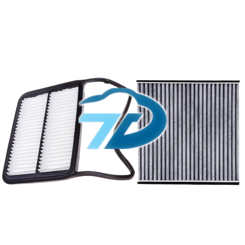 17801-BZ070 Pleated Air Intake Filter Car Air Purifier and Air Filter for Cars