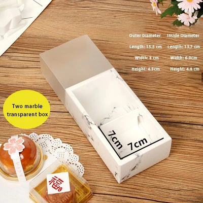 White Cake Sweet Drawer Box Baking Special Biscuit Macaron Packaging Paper Custom Pastry Box