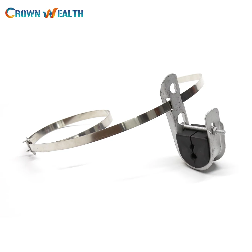 supporting Fiber Optical Cable Tension Bracket Hang J hook suspension Clamp