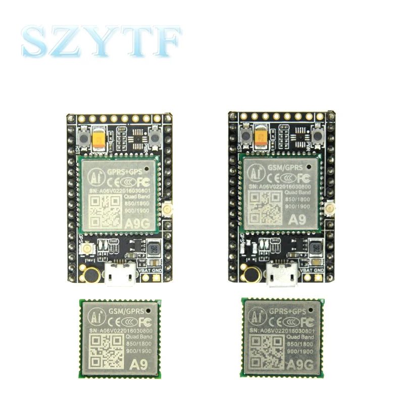 GPRS GPS Module A9 A9G Module A9 A9G Development Board Minimum System Wireless Data Transmission Positioning with Antenna