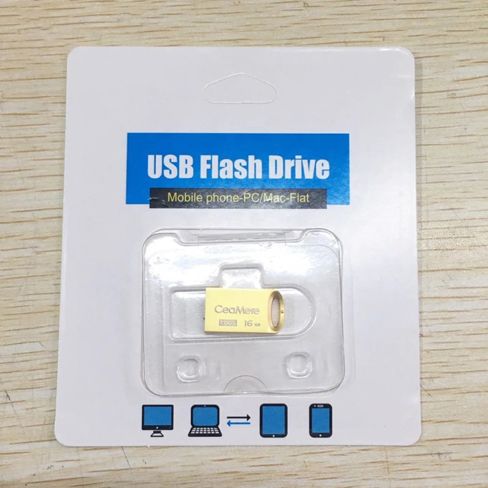 Ceamere CM-CD05 Original  Metal USB 2.0 64GB Drives Memory Stick 8GB 16GB 128GB Mini Metal  Pendrive 64GB USB Flash Drive