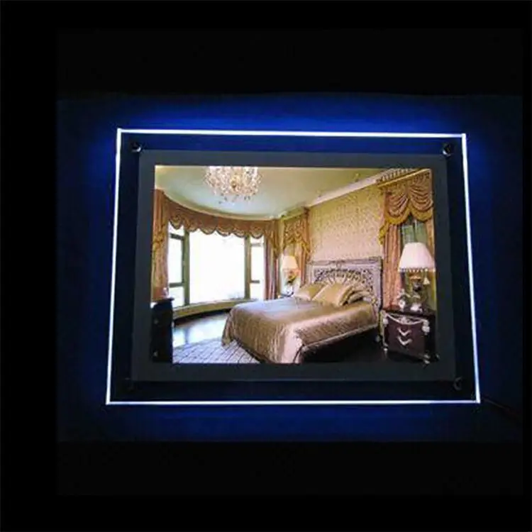 Прозрачная акриловая фоторамка 12x12 3d