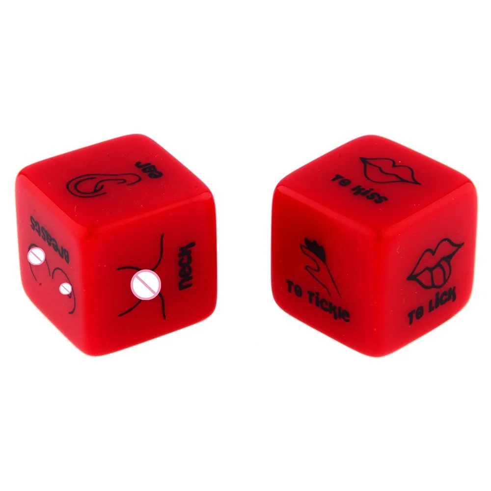 2Pcs Sex Dice Fun Adult Erotic Punishment Games 6 Positions Erotic Craps Pipe Toy For Couples Novelty Party Gift
