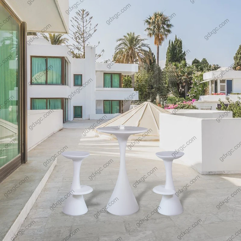 Patio Bar Outdoor garden Bar Furniture Set w/ Table & 2 Stools