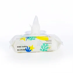 Одноразовые влажные салфетки для ухода за кожей ребенка, мягкие Нетканые Мягкие влажные салфетки без запаха