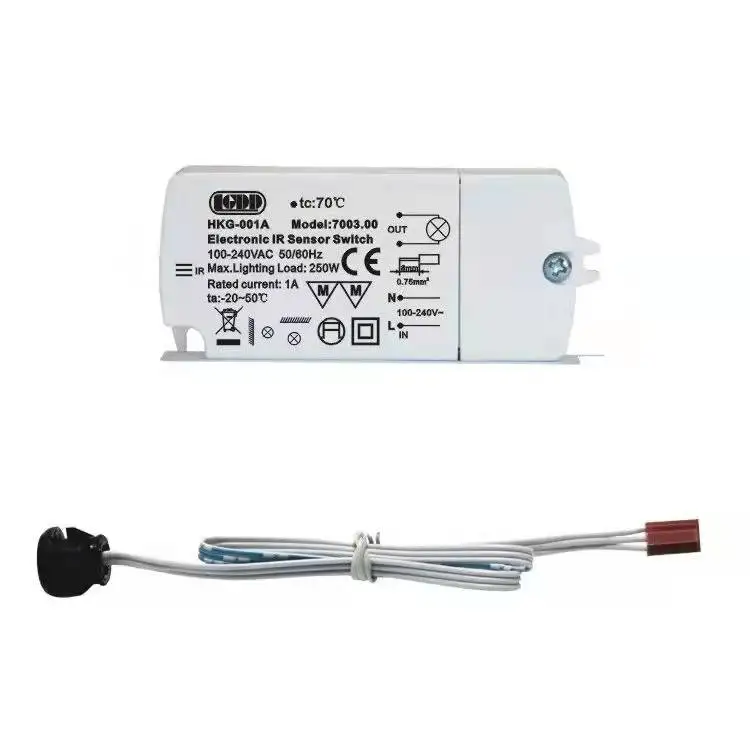 Умный сенсорный выключатель для ванной комнаты зеркальный переключатель с 220 В/240 в 12 В/24 В автоматический инфракрасный датчиком движения